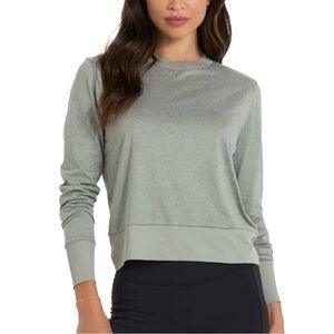 Vuori Like New Daydream Crew In eucalyptus Heather. Size S